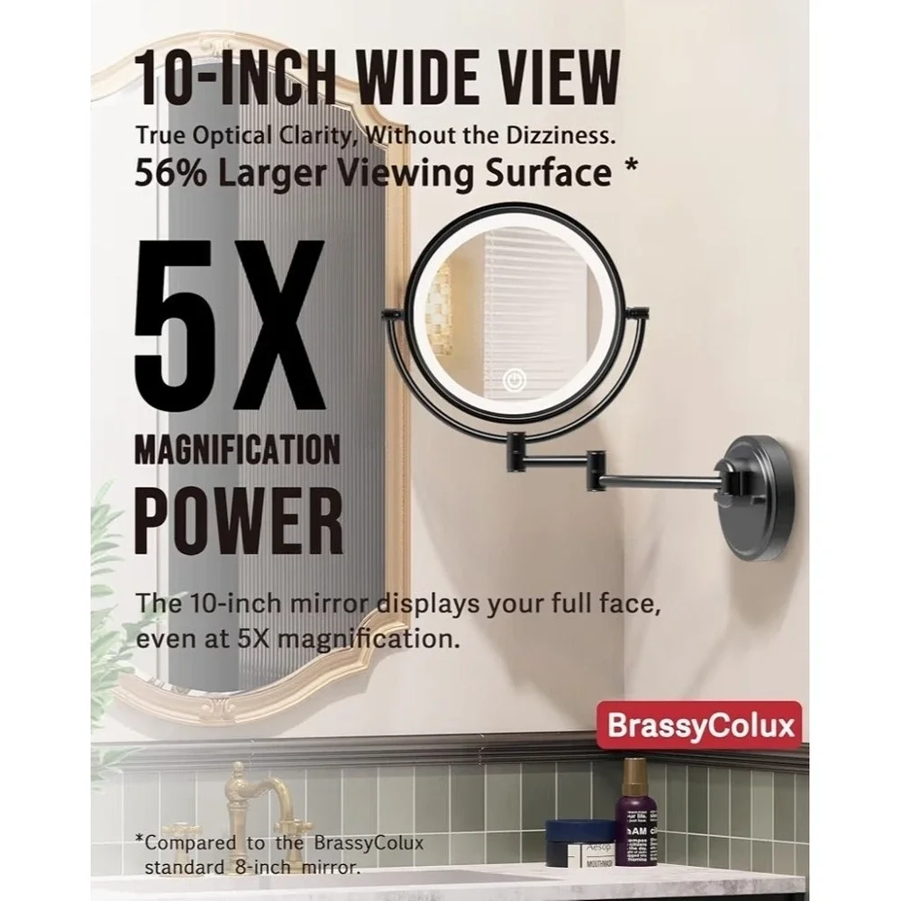 BrassyColux 10 lighted